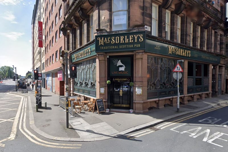 A much-loved Glasgow watering hole. MacSorley's is a snug 19th-century ale house lined with memorabilia, hosting regular live music and open-mic nights. A new fan raved: "First day in Scotland after 24 hours flight, first pint and first meal. Couldn’t have done better with exceptionally warm service, really tasting local food at good value and great decor."