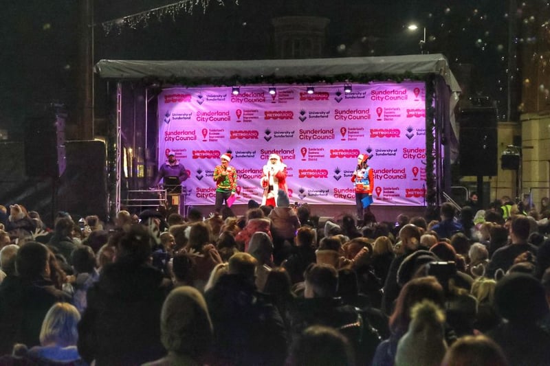 Sunderland Christmas lights switch-on 2023. Pictures c/o NNP.