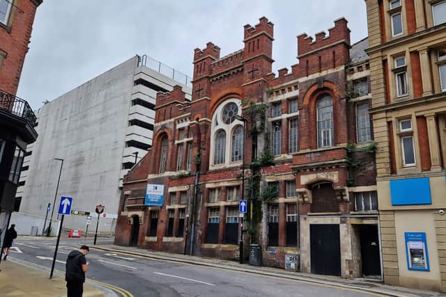 The landmark building on Cross Burgess Street could have extra storeys and expand on to a vacant plot to the rear.