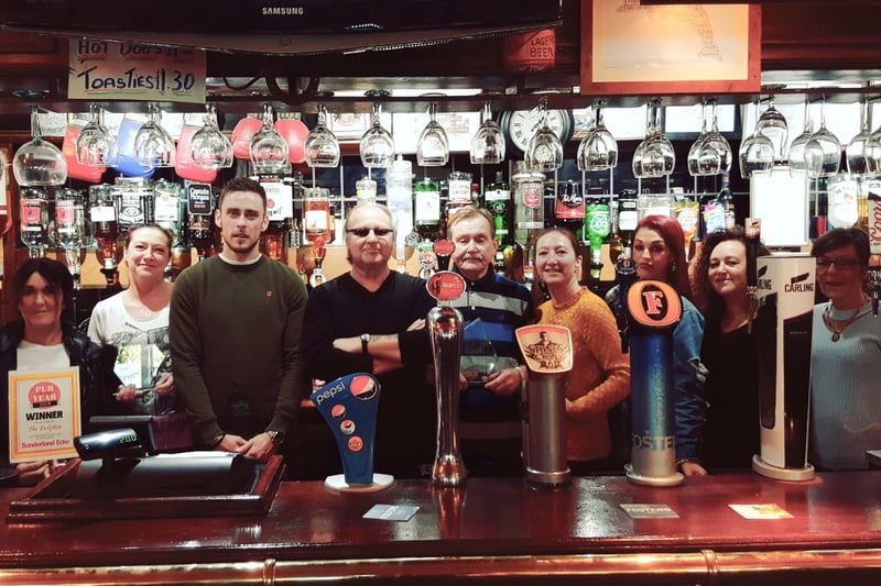 Happy times as we look inside the pub in 2018.