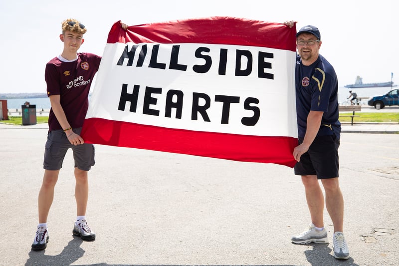 The Hillside Hearts fan base lands in Greece ahead of the Jambos return fixture vs PAOK.