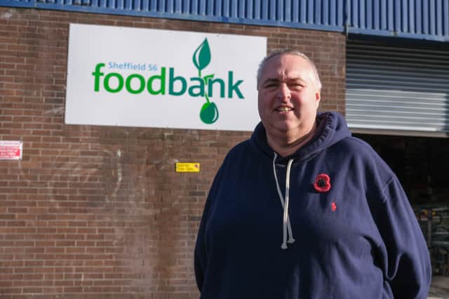 Chris Hardy, from S6Foodbank, said he was heartbroken there were so many families struggling in Sheffield.