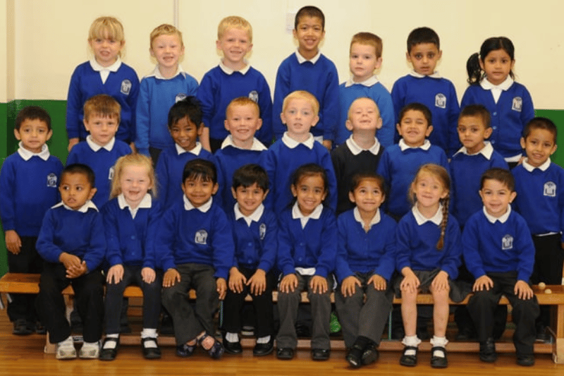 How many faces do you recognise in Mrs Field's reception class at Marine Park Primary? 