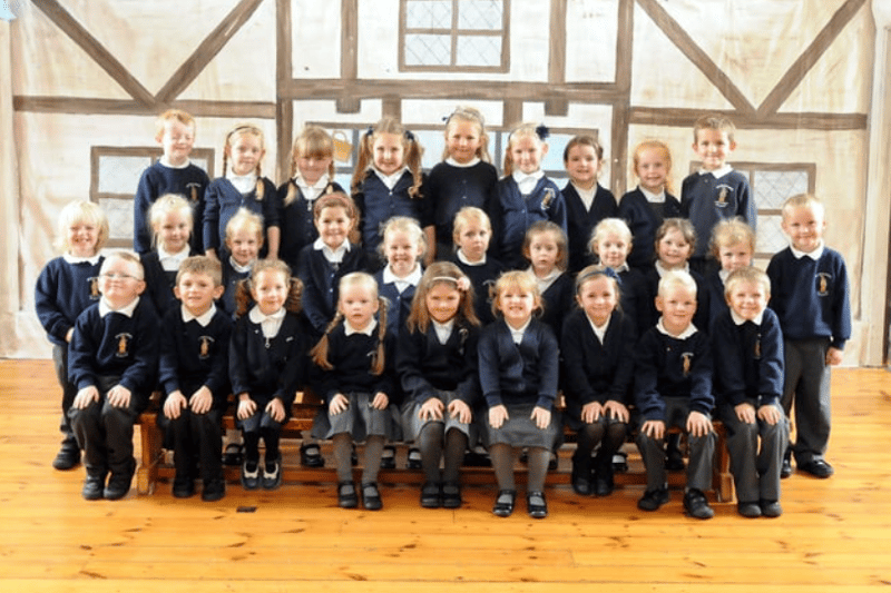 Mrs Pickering's reception class at St Gregory's RC Primary School.