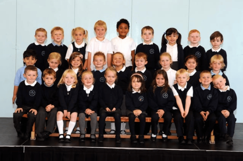 Lots of faces in Miss Dawson's class at Whitburn Village Primary School, in 2013. 