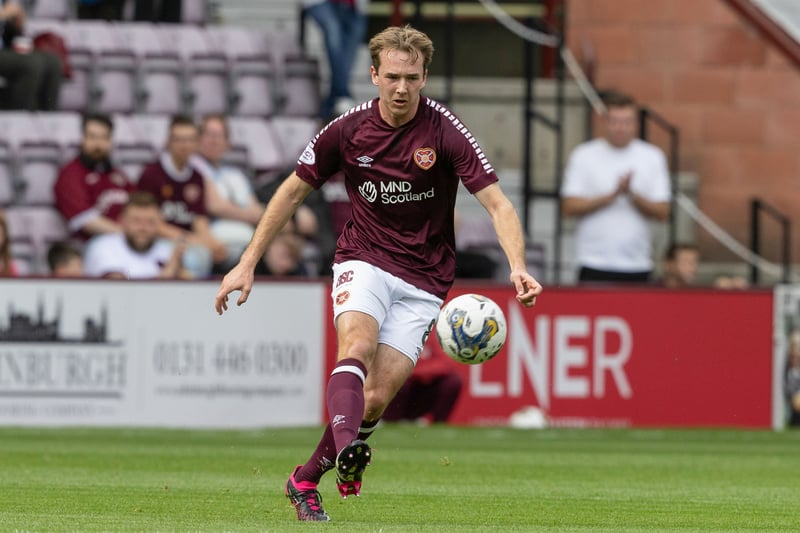 Another Australian vying for Devlin's position. Of his 12 appearances in maroon, 10 have been from the start so he is clearly in favour. Still getting used to the pace of Scottish football but improving as he goes. Pic: SNS
