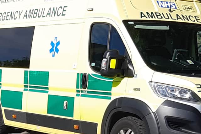 File picture shows a Yorkshire Ambulance Service ambulance: David Kessen, National World