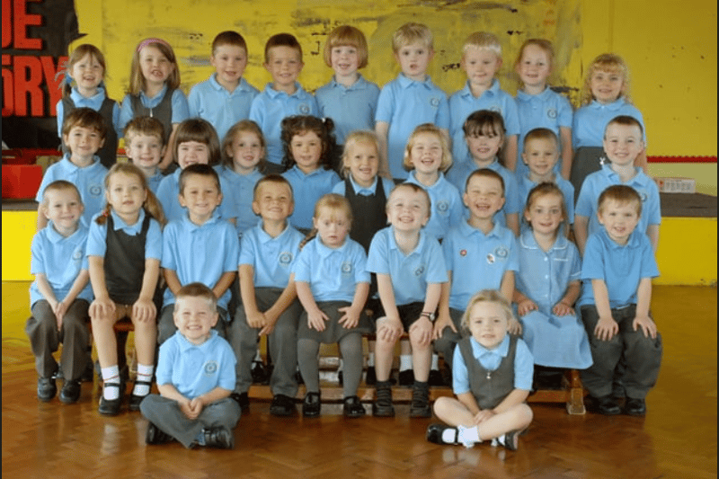 Mrs Allen's class in the picture 17 years ago at St Matthew's RC Primary.