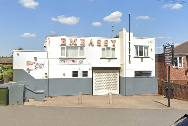 A fire, believed to have been deliberate, broke out in the Embassy Pub in Mansfield Road in Sheffield at around 10pm on November 19 shortly after a group of youths were seen entering the building.