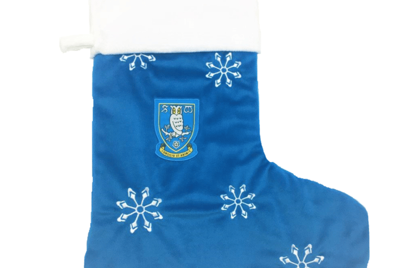 The humble Christmas stocking gets a football themed upgrade.