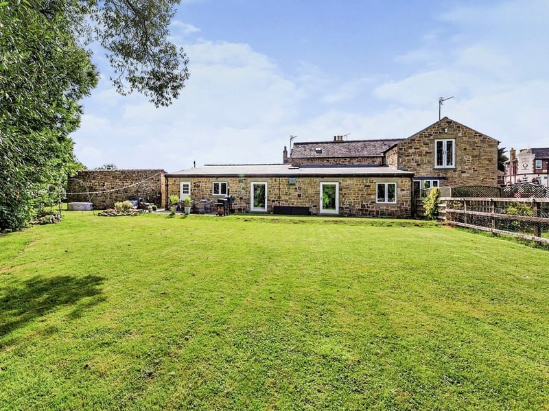 This converted barn is found in one of the outermost villages in Rotherham. (Photo courtesy of Zoopla)