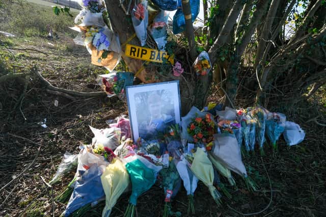 Dozens of floral tributes have been left where Dylan, also known as Ginge, tragically died.