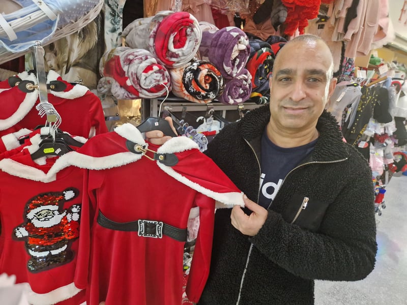 Mohammed Kabeer, of Kid's Club, recommended a children's Christmas outfit. £12.99. Picture: David Kessen, National World