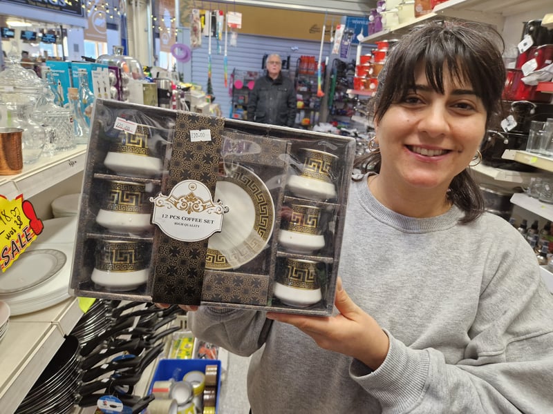 Zerrin Yildiz, at Star Kitchen, recommended a 12 piece coffee set, £20. Picture: David Kessen, National World