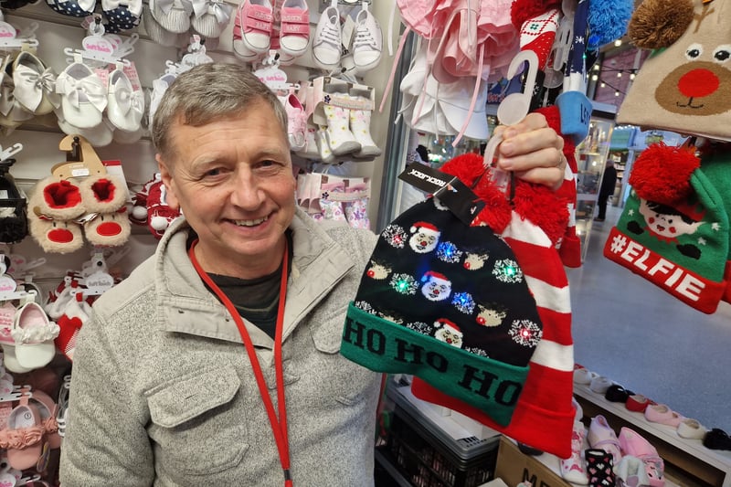 Brian Lindley, at Two Happy Tiny Feet, suggested a Christmas hat, with (£7.99)  or without (£4.99) flashing lights. Picture: David Kessen, National World