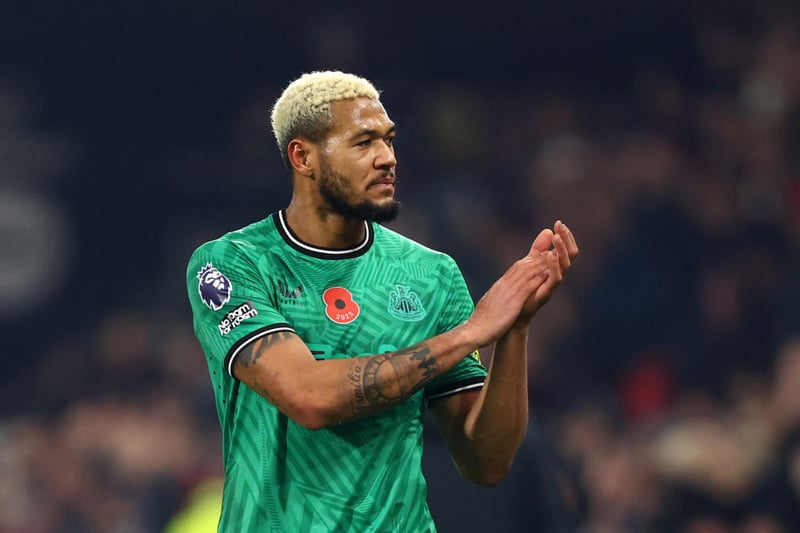 Joelinton was controversially sent off for Brazil on Wednesday but is available  to face Chelsea.  