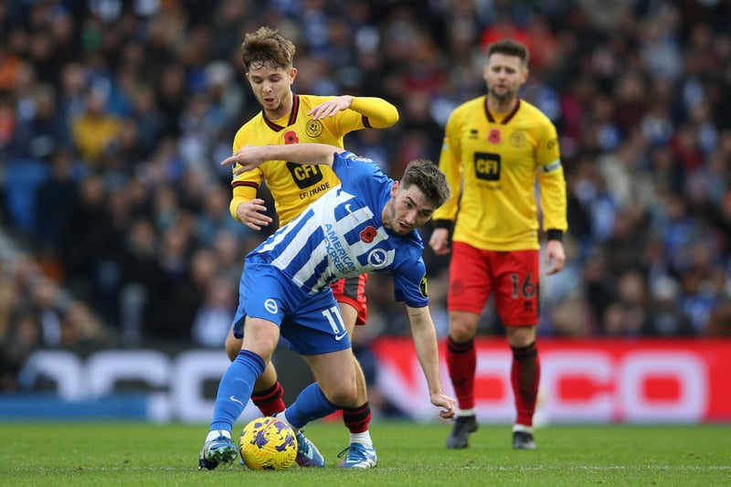 The Scotland international is maturing into a wonderfully accomplished midfield dictator, and his presence is increasingly important to Brighton in the centre of the park. 