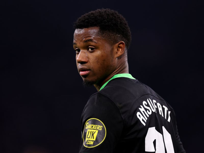 Three of Fati's four Brighton goals have come in his last six outings across all competitions, suggesting that he is really starting to find his feet on the south coast.