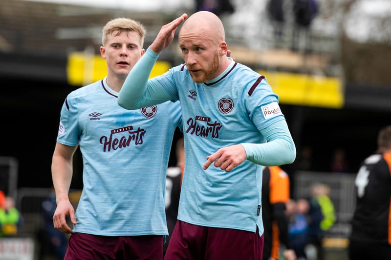 Liam Boyce was the top scorer for Hearts as they sat in third place at this point two years ago. 
