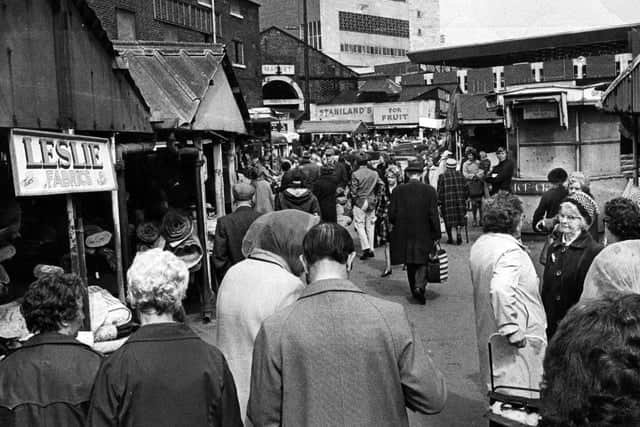 The old outdoor Sheaf Market, known as the Rag and Tag.
