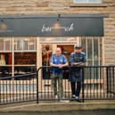 Bench, on Nether Edge Road in Nether Edge, Sheffield, has been named by OpenTable as one of the UK's top 100 restaurants. Pictured outside are owners Jack Wakelin and Tom Aronica (Ronnie)