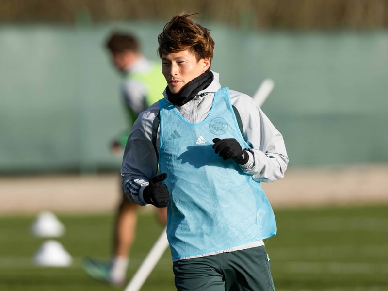 DOUBT - The Japanese talisman was spotted back in training on Friday after suffering a "nasty" head knock against Aberdeen before the break. His inclusion from the start here could be called into question.