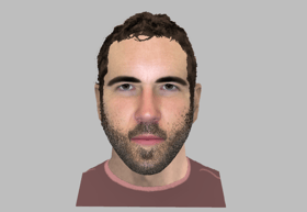 Police have released this e-fit of a man wanted for spitting in a woman's face and punching another man in the face on Abbey Lane, in Sheffield on October 27, 2023.