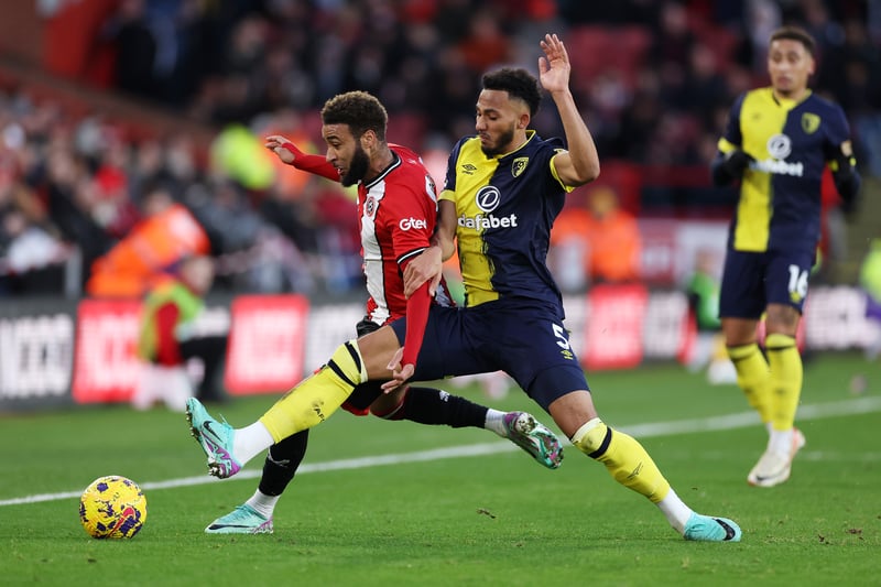 Kept his place from the start despite Heckingbottom admitting in midweek that he was still carrying the injury issue that is troubling him. Didn't offer a great deal while he was on the pitch offensively and had a tough time against the lively Tavernier down the Cherries left. Made way at the break
