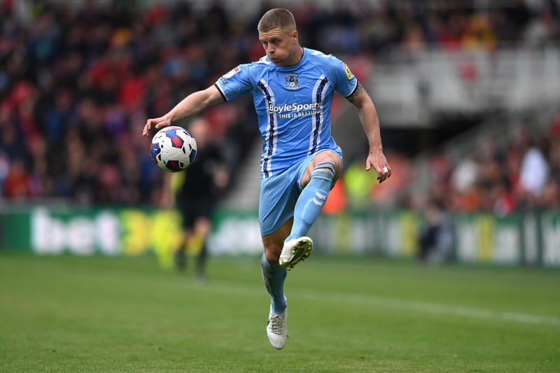 The Rams paid £2m to sign the Sky Blues left-back on the final day of the window.