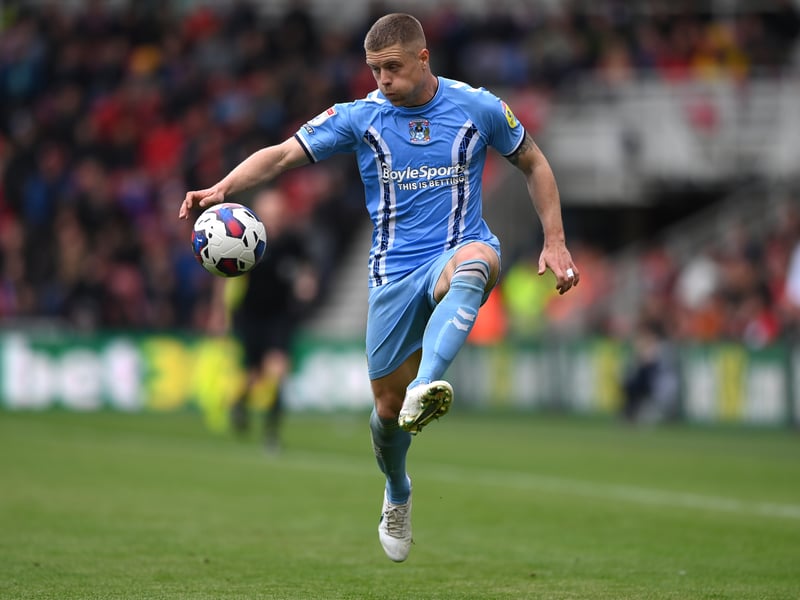 The Rams paid £2m to sign the Sky Blues left-back on the final day of the window.