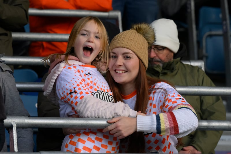 There were plenty of smiles on show in the away end at Fratton Park on Saturday.