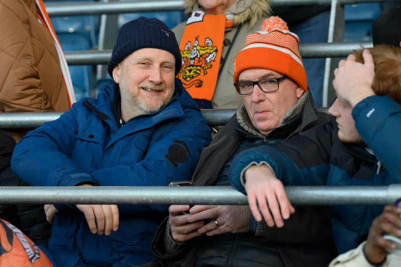 More than 600 Blackpool fans made the weekend trip to Fratton Park