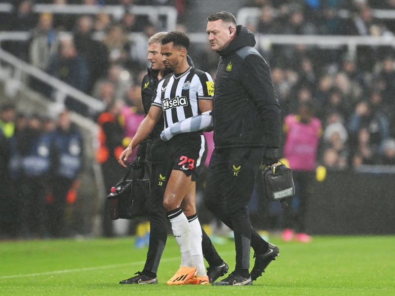 Murphy suffered a shoulder injury just moments after coming on against Arsenal. Murphy re-injured his shoulder and is set for an extended period on the sidelines.