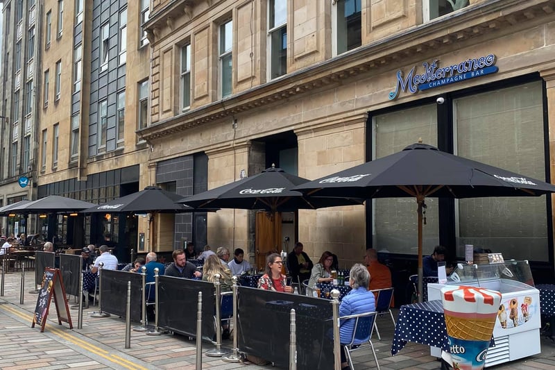 Mediterraneo Italian Restaurant & Champagne Bar in Glasgow's Merchant City won the award for Outstanding Achievement. 