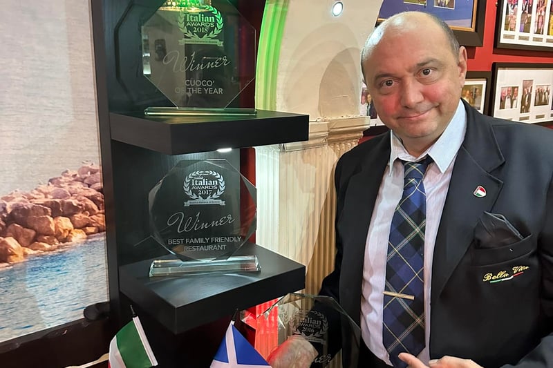 Bella Vita's manager Mimmo Rossi was recognised as Scotland’s Best Restaurant Manager. 