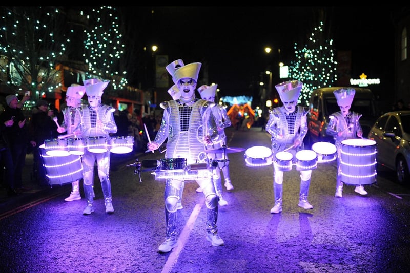 Takes place on Friday, December 8.

The parade will make its way along Ocean Road towards the seafront at 5.30pm where people lining the street will be entertained by fantastic parade performers and the Spark! Drumming group. 

The parade will end with a performance from Spark! and a finale event on Littlehaven Beach, featuring pyrotechnics and fire performers.