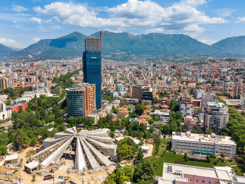 One of the most colourful cities in Europe, Tirana has an abundance of history. Prices start from between £15-£23 one way via RyanAir for flights departing in December-March.
