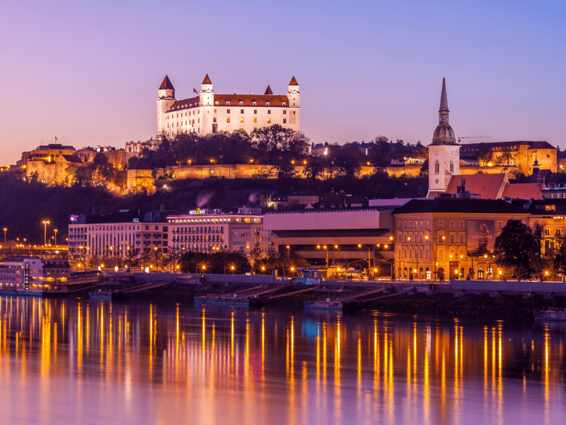 Slowly moving from hidden gem location to a must visit city, the Slovakian capital offers beautiful architecture, unique old churches and fountains at every corner. One way flights are available from just £21.99 in January 2024 from RyanAir.
