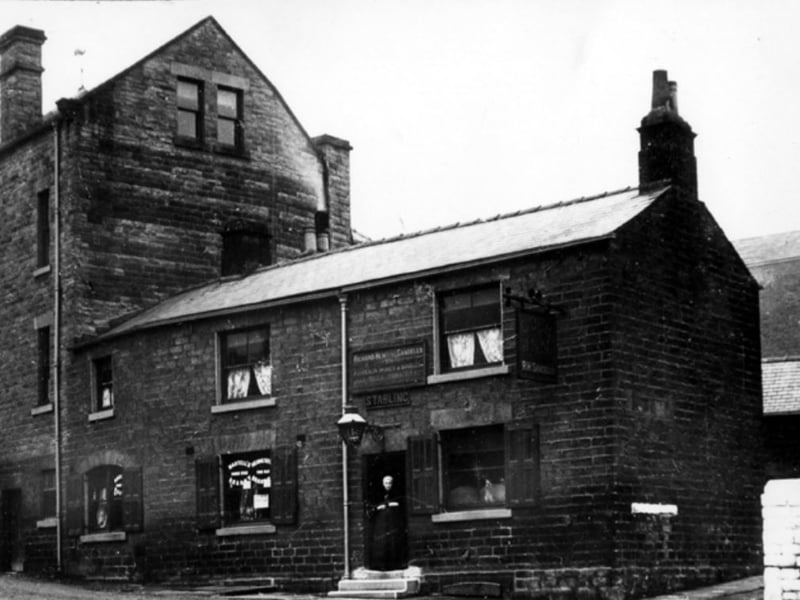 The Cock Inn, on Bridge Hill, Oughtibridge, in around 1915