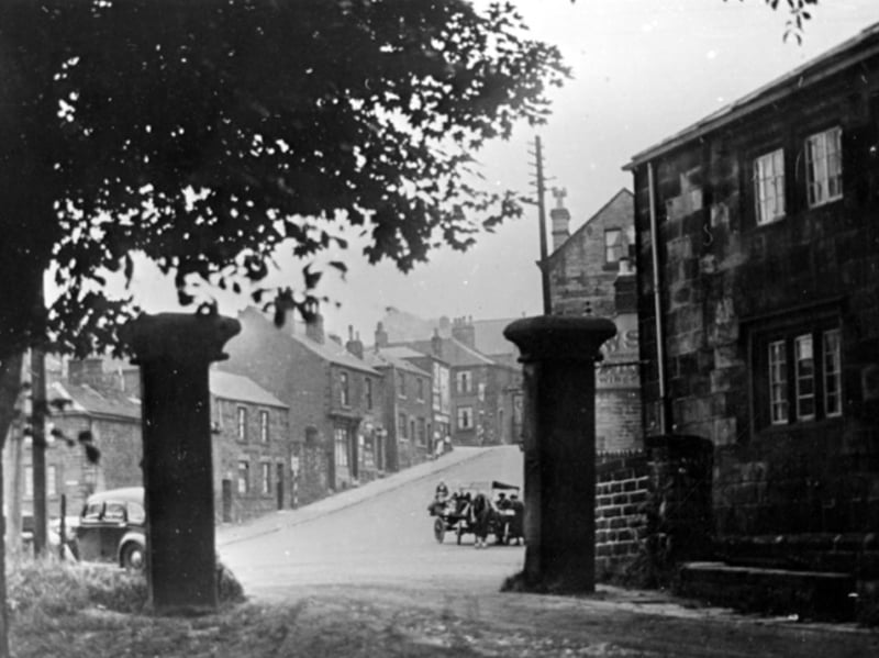 Oughtibridge, Sheffield, looking toward Cock Hill, sometime between 1900 and 1919