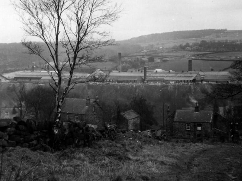 Oughtibridge Silica Firebrick Company, viewed  from Stony Lane, in 1949