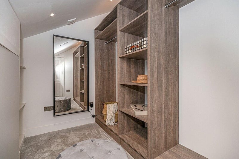 One of the great features about the property is the fitted dressing room which can be found off the main bathroom. 