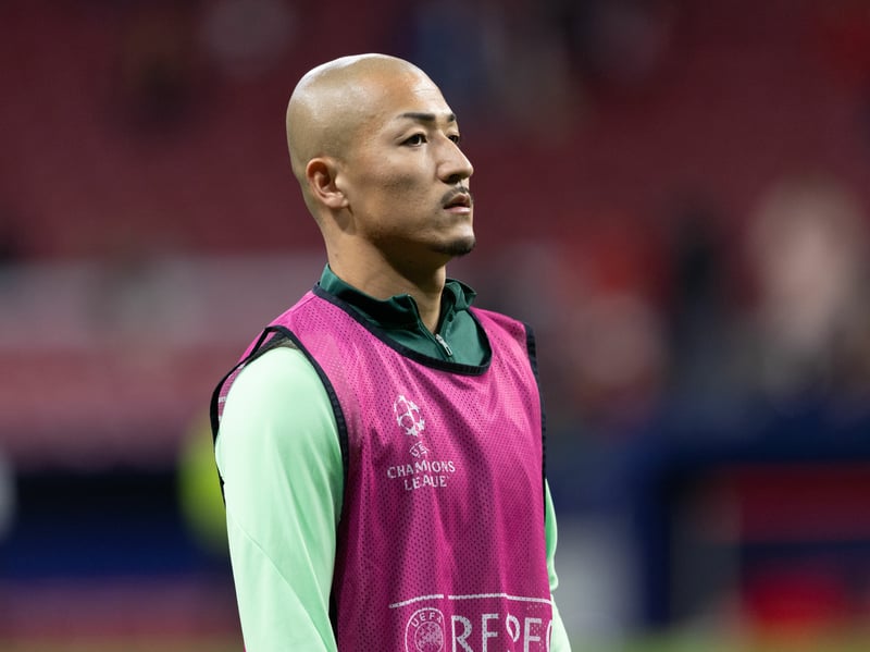 OUT - The Japanese attacker would have missed out through suspension had he not been injured anyway, following his red card against Atletico Madrid on Matchday 4