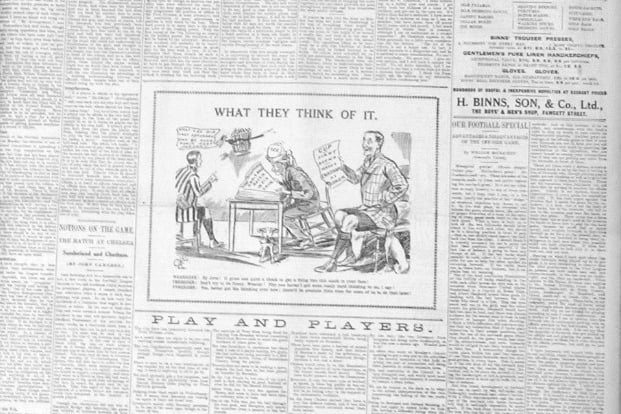 The Football Echo in 1913 - the year when Sunderland won the league and reached the FA Cup Final.