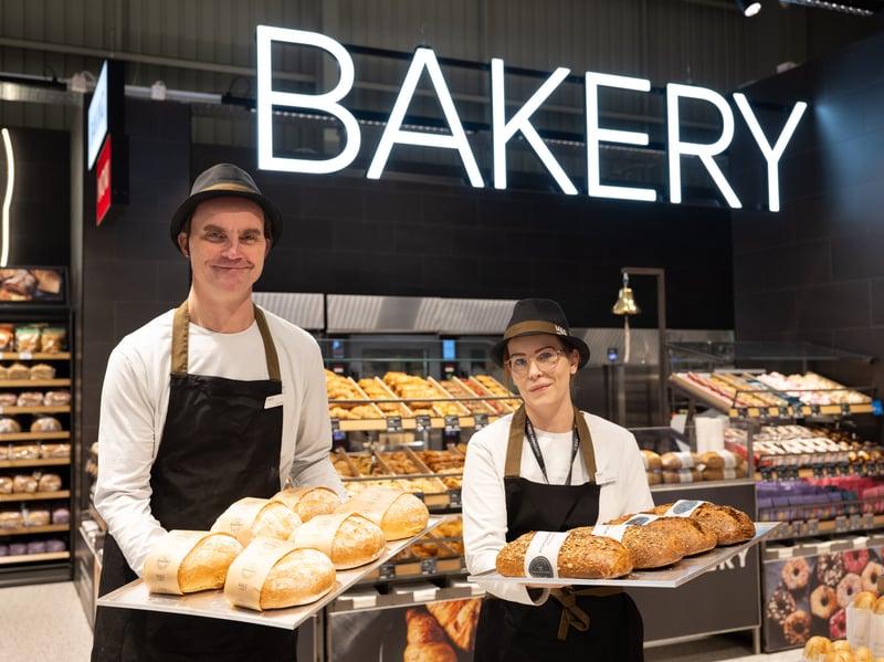 Bakers at the new M&S Foodhall at Peel’s Barnsley Retail Park on Harborough Hill Road, Barnsley S71 1JE