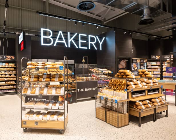 The in-store bakery at the new M&S Foodhall at Peel’s Barnsley Retail Park on Harborough Hill Road, Barnsley S71 1JE