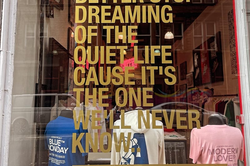 Social Recluse can be found on King Street who stock cool t-shirts and prints which would make for the perfect gift for any football or music fan in your life. 