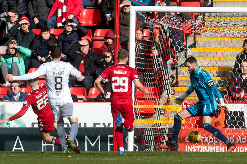 Aberdeen 3-1 Hibs: A busy game with a Lewis Ferguson brace, plus a goal for Vicente Besuijen while Calvin Ramsay gave away an own goal and Ryan Porteous was sent off. 