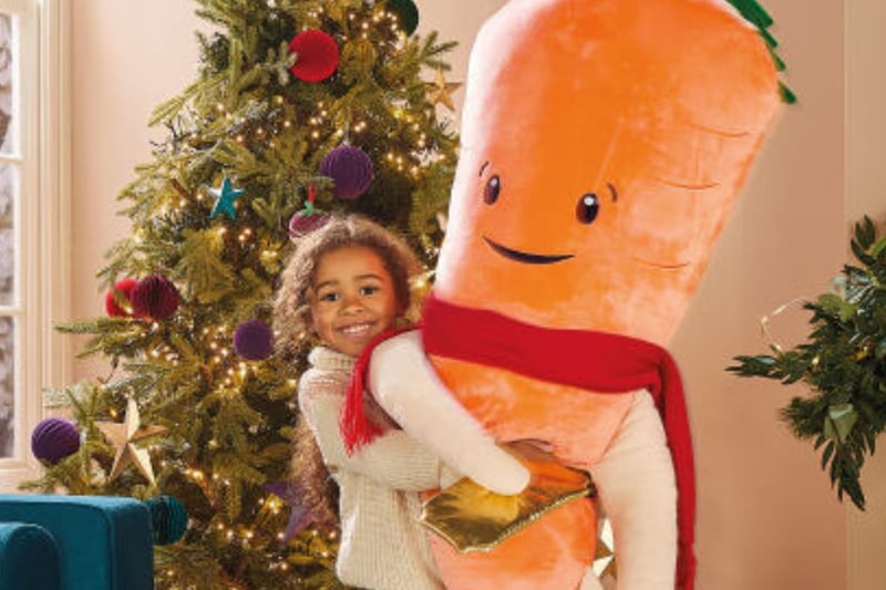 Aldi’s much-loved mascot Kevin the Carrot, is back once again with a brand-new Christmas theme. Previous years have seen Kevin the Carrot and his fellow vegetable friends taking inspiration from popular movies such as The Greatest Showman. This year is no different, as Kevin and friends are dressed up like characters from Charlie and the Chocolate Factory - with many toys available to buy. A jumbo Kevin the Carrot, can be purchased for £19.99.