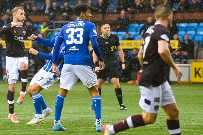 Kilmarnock 2-2 Hearts: All ended fair and square with goals for Killies' Christ Stokes and Kyle Lafferty and for Hearts' Stephen Humphrys and Nathaniel Atkinson. 